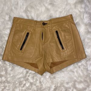 Rag and bone leather shorts